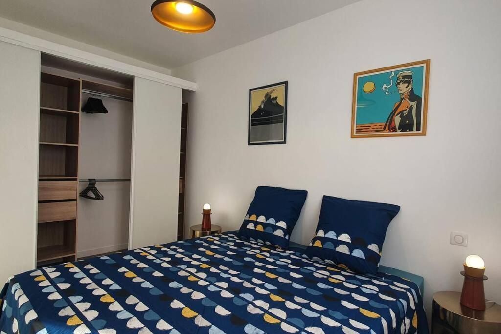 Bd Grosso Apt 4 Prs, 300M Plage, Clim, Parking Nice Exterior foto
