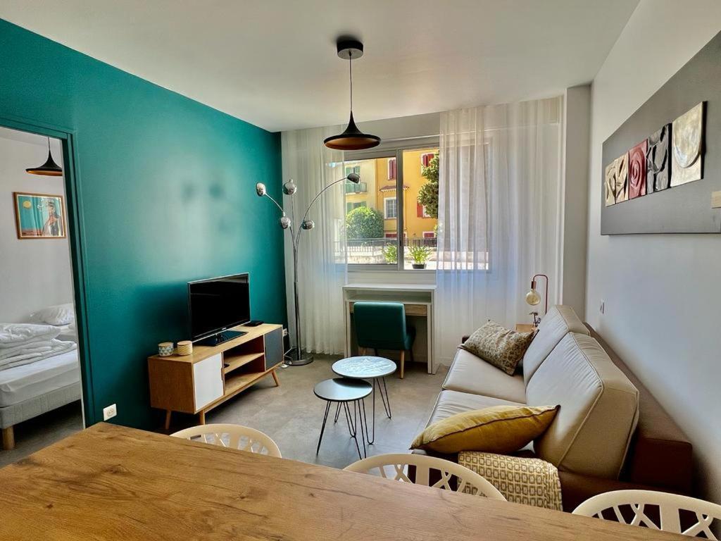 Bd Grosso Apt 4 Prs, 300M Plage, Clim, Parking Nice Exterior foto