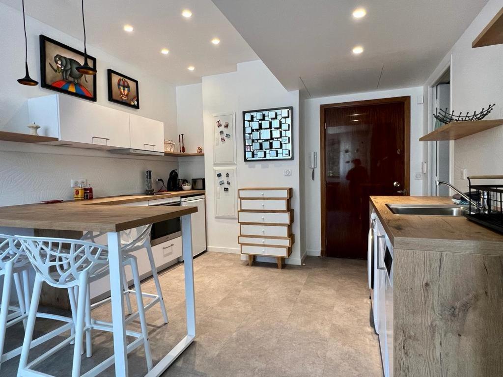 Bd Grosso Apt 4 Prs, 300M Plage, Clim, Parking Nice Exterior foto